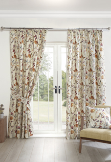 Grove Pencil Pleat, Multi - Ready Made Curtains